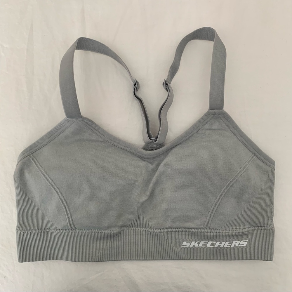 Skechers Gray Sports Bra